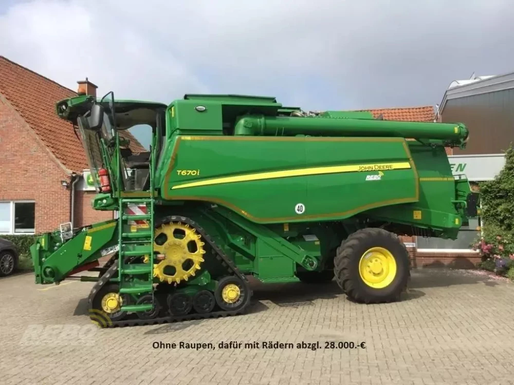 John Deere mähdrescher t670 ll