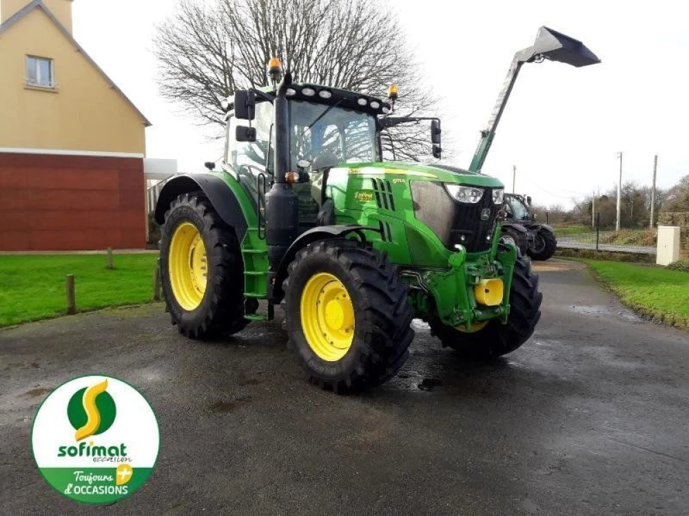 John Deere 6175r - pneus neufs - revise - pret a partir