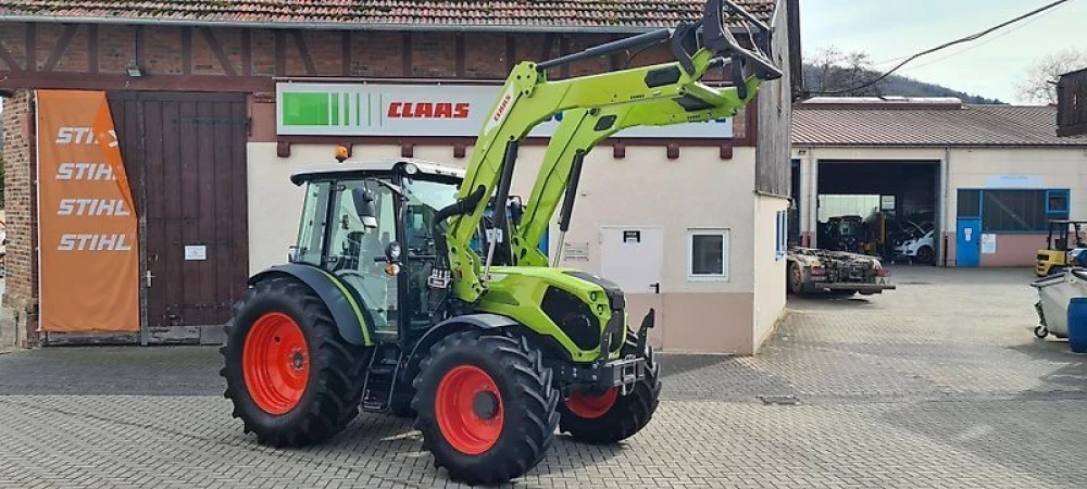 Claas axos 240 advanced mit klima fl 80c, hydr. wendeschaltung/powershuttle und lastschaltung