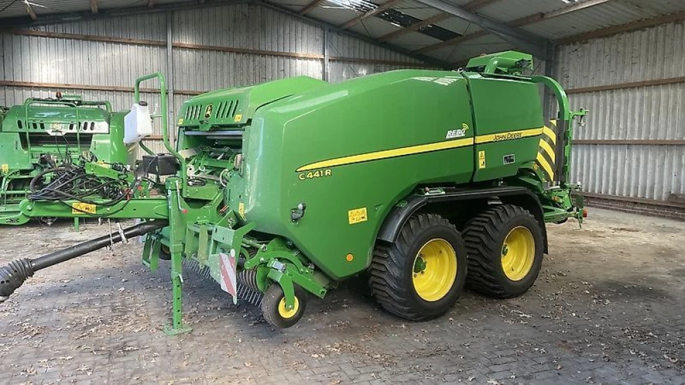 John Deere festkammer-kombipresse c441r