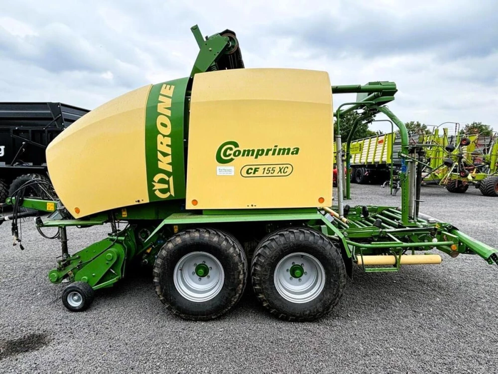 Krone comprima cf 155 xc, pressen-wickler-kombination